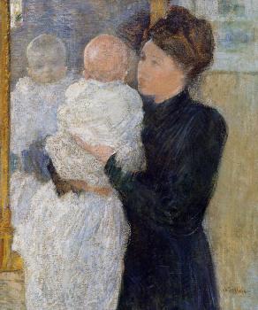 John Henry Twachtman : Mother and Child